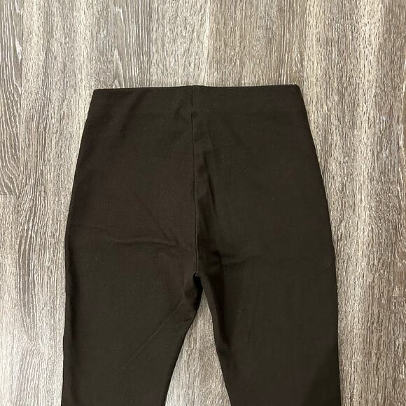 Fifteen Twenty Brown Ankle Slit Crop Pants XS Stretch Twill Slim Crop Trouser - Picture 6 of 14